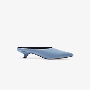 Brand new kitten heel mule Celeste Marcella New York 37 blue